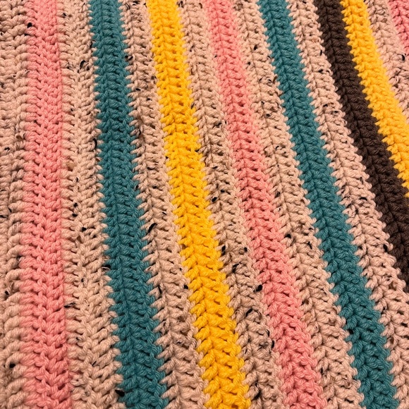 Knit Handmade small size blanket - Picture 1 of 7